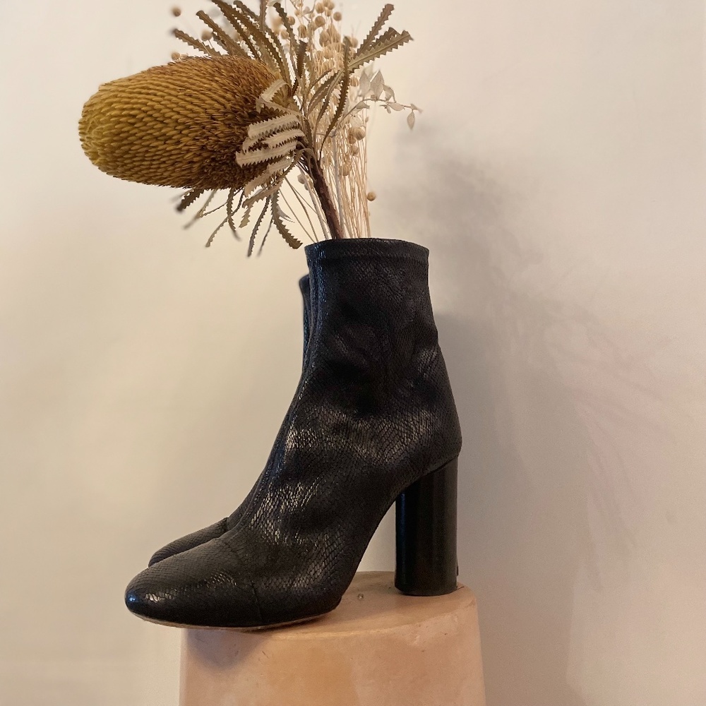 Isabel Marant Lizard Embossed Rillyan Boots EU 37